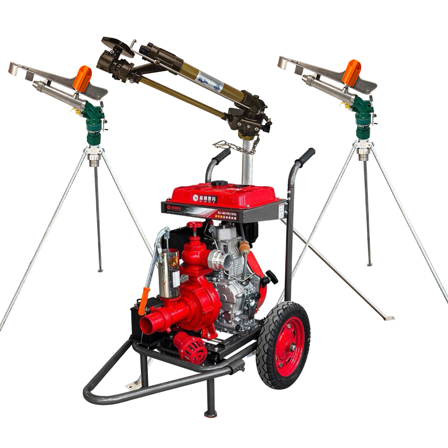 安阳一体式灌溉机组 全套喷枪水带配齐 抗旱浇地神器